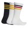 アディダス（adidas）スリーストライプス クッション スポーツウェア クルーソックス 3足組 UW730-KE5501