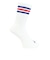 アディダス（adidas）靴下 スリーストライプス クッション スポーツウェア クルーソックス 3足組 白×青 25-30cm UW730-KE5502 ソッ…