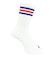 アディダス（adidas）靴下 スリーストライプス クッション スポーツウェア クルーソックス 3足組 白×青 25-30cm UW730-KE5502 ソッ…