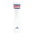 アディダス（adidas）靴下 スリーストライプス クッション スポーツウェア クルーソックス 3足組 白×青 25-30cm UW730-KE5502 ソッ…