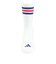 アディダス（adidas）靴下 スリーストライプス クッション スポーツウェア クルーソックス 3足組 白×青 25-30cm UW730-KE5502 ソッ…