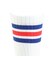 アディダス（adidas）靴下 スリーストライプス クッション スポーツウェア クルーソックス 3足組 白×青 25-30cm UW730-KE5502 ソッ…