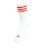 アディダス（adidas）靴下 スリーストライプス クッション スポーツウェア クルーソックス 3足組 白×青 25-30cm UW730-KE5502 ソッ…