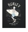 ハーレー（HURLEY）スカル サーファー ロゴ ショートスリーブ Tシャツ MCSS261007-BLK