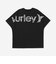 ハーレー（HURLEY）トライバルロゴ オーバーサイズ ショートスリーブ Tシャツ MCSS261016-BLK