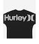 ハーレー（HURLEY）トライバルロゴ オーバーサイズ ショートスリーブ Tシャツ MCSS261016-BLK