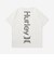 ハーレー（HURLEY）ヴァーティカル トライバルロゴ オーバーサイズ ショートスリーブ Tシャツ MCSS261018-WHT