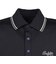 速乾ラインリブ5分袖ポロシャツ BU2545135:19:BLACK