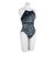 ミズノ（MIZUNO）競泳水着 レディース 水泳 EXERSUITS ミディアムカット 黒 SS-LLサイズ N2MAD27199 トレーニング 練習用