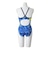 ミズノ（MIZUNO）競泳水着 レディース 水泳 EXERSUITS ミディアムカット 青×黄 SS-LLサイズ N2MAD27184 トレーニング 練習用