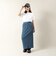 エルケクス（ELKEX）リラックスフィット スカート EKL6S10017 BLUE