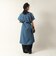 エルケクス（ELKEX）リラックスフィット ワンピース EKL6S10016 BLUE