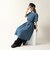 エルケクス（ELKEX）リラックスフィット ワンピース EKL6S10016 BLUE