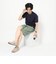 エルケクス（ELKEX）PIQUE ヘンリー 半袖Tシャツ EKM6S10002 NVY