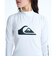 クイックシルバー（Quiksilver）ALL TIME LR 長袖ラッシュガード 速乾 26SPQLY261002WHT
