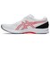 アシックス（ASICS）ランニングシューズ トレーニングシューズ 部活 ライトレーサー 6 ホワイト レッド 1011B971.102 スポーツ シューズ