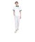 ルコックスポルティフ（lecoqsportif）ジャガード半袖ポロシャツ LU5FHS00L WH00