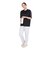 ルコックスポルティフ（lecoqsportif）ジャガード半袖ポロシャツ LU5FHT00L BK00