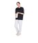 ルコックスポルティフ（lecoqsportif）ジャガード半袖ポロシャツ LU5FHT00L BK00
