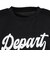 ジュニア 袖メッシュ切替半袖Tシャツ 116846 BK