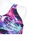 アリーナ（ARENA）フィットネス水着 レディース 水泳 フィットネスワンピース スパッツ 紺×紫 M-3Lサイズ AS6SWF11L NVPP 大きいサイズ