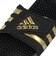 アディダス（adidas）シャワーサンダル アディサージ ブラック ゴールド DBF18-EG6517 スポーツサンダル マッサージサンダル