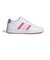 アディダス（adidas）スニーカー スポーツシューズ ブレイクネット 3.0 ホワイト ピンク NNU94-JR8444 スポーツ カジュアル シューズ