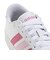 アディダス（adidas）スニーカー スポーツシューズ ブレイクネット 3.0 ホワイト ピンク NNU94-JR8444 スポーツ カジュアル シューズ