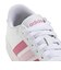 アディダス（adidas）スニーカー スポーツシューズ ブレイクネット 3.0 ホワイト ピンク NNU94-JR8444 スポーツ カジュアル シューズ