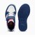 プーマ（PUMA）キッズ スニーカー ボーイズ スポーツシューズ キッズ プーマ リバウンド V6 ロウ スニーカー ブルー ホワイト 39741933
