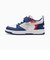 プーマ（PUMA）キッズ スニーカー ボーイズ スポーツシューズ キッズ プーマ リバウンド V6 ロウ スニーカー ブルー ホワイト 39741933