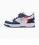 プーマ（PUMA）キッズ スニーカー ボーイズ スポーツシューズ キッズ プーマ リバウンド V6 ロウ スニーカー ブルー ホワイト 39741933