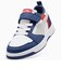 プーマ（PUMA）キッズ スニーカー ボーイズ スポーツシューズ キッズ プーマ リバウンド V6 ロウ スニーカー ブルー ホワイト 39741933