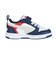 プーマ（PUMA）キッズ スニーカー ボーイズ スポーツシューズ キッズ プーマ リバウンド V6 ロウ スニーカー ブルー ホワイト 39741933