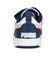 プーマ（PUMA）ジュニアスニーカー スポーツシューズ リバウンドV6 AC+IF ブルー ホワイト 39742033 カジュアルシューズ