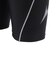 ミズノ（MIZUNO）水着 メンズ 水泳 アクアフィットネス用 ハーフスパッツ 立体カップ付 黒×グレー S-LLサイズ N2JBD11190