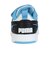 プーマ（PUMA）ジュニアスニーカー スポーツシューズ リバウンドV6 AC+IF ライトブルー 39742034 カジュアルシューズ