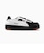 プーマ（PUMA）スニーカー コート ラリー スカイ ミュール ホワイト ブラック 40245005