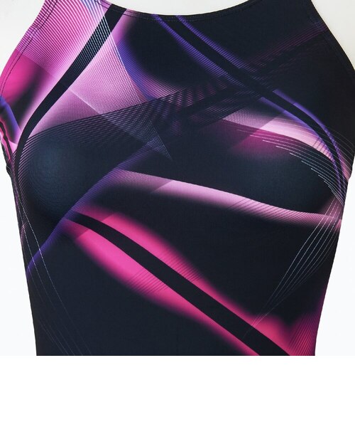 ミズノ（MIZUNO）競泳水着 レディース 水泳 ST Graphic 競泳用ハーフ