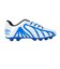 アンブロ（UMBRO）ジュニアサッカースパイク ハードグラウンド用 エバ-ブル-V SL WIDE HG UF6SCSX1JB BLWH