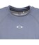 オークリー（OAKLEY）テニスウェア SLANT BLOCKING メッシュ 半袖Tシャツ FOA409036-62C