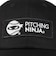 ピッチングニンジャ（PITCHING NINJA ）野球 帽子 ボックスロゴキャップ OT1326SS0001-BLK