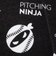 ピッチングニンジャ（PITCHING NINJA ）野球 フェイスタオル OT1326SS0003-BLK