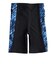 フィラ（FILA）フィットネス水着 レディース 水泳 プリント ジップセパレート水着 黒×紺 M-LLサイズ 316605-BNV 半袖 上下セット ジップ