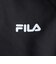 フィラ（FILA）フィットネス水着 レディース 水泳 プリント ジップセパレート水着 黒×紺 M-LLサイズ 316605-BNV 半袖 上下セット ジップ
