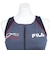 フィラ（FILA）フィットネス水着 レディース 水泳 無地 ジップセパレート水着 黒 M-LLサイズ 316601-MNV 上下セット ジップ