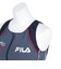 フィラ（FILA）フィットネス水着 レディース 水泳 無地 ジップセパレート水着 黒 M-LLサイズ 316601-MNV 上下セット ジップ