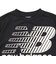 ニューバランス（new balance）ジュニア ポリエステル ビッグロゴ 半袖Tシャツ YT61U536BK