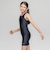 ナイキ（NIKE）スクール水着 ジュニア 女子 水泳 ガールズセパレーツ 黒 120-170サイズ 1991126-0009 セパレート水着 女子水着 スパッツ