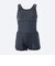 ナイキ（NIKE）スクール水着 ジュニア 女子 水泳 ガールズキュロットワンピース 黒×紫 110-170サイズ 1991125-0024 女子水着 キュロット